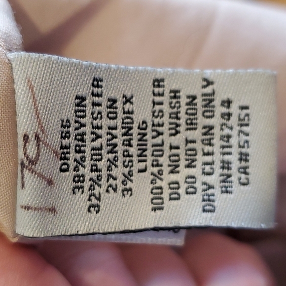 Eliza J Bronze Blush One Shoulder Cocktail Dress 8 - Picture 6 of 6